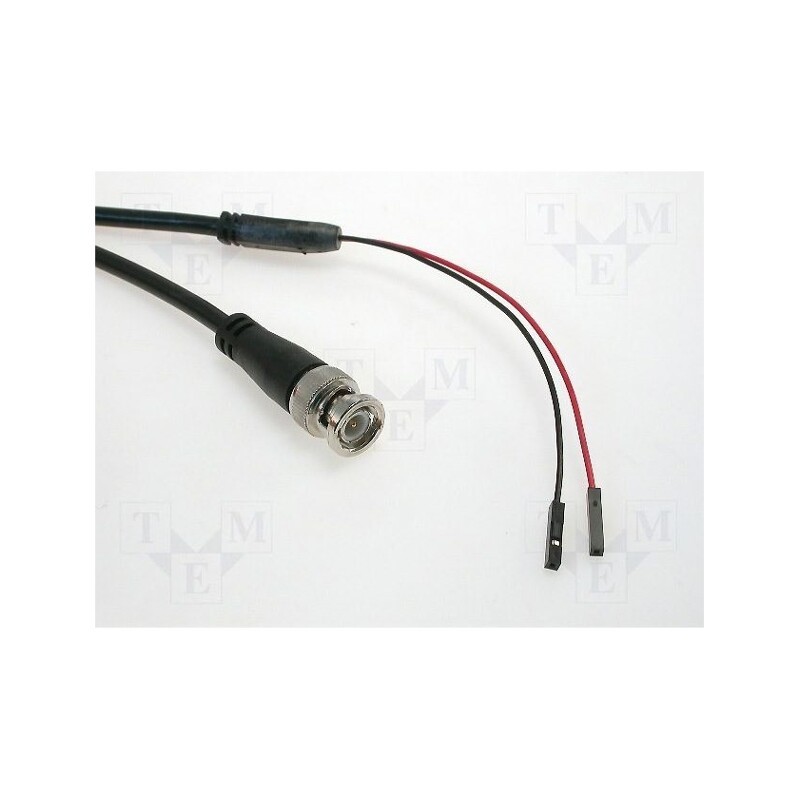 1 pcs x HIRSCHMANN T&M - BNC AL 0,64 - Test lead, 60VDC, BNC plug,0.64mm socket x2, Len: 1.2m, Z: 50Ω