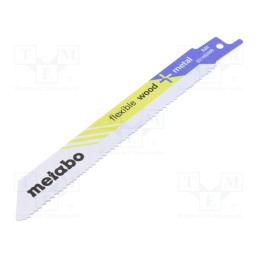 1 set x METABO - 631094000 - Hacksaw blade, tinware,wood,metal,plastic, 150mm, 14teeth/inch