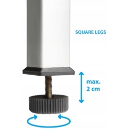 Brunner quadra 6 foldable camping table 146x70cm