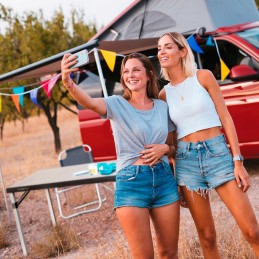 Brunner quadra 6 foldable camping table 146x70cm