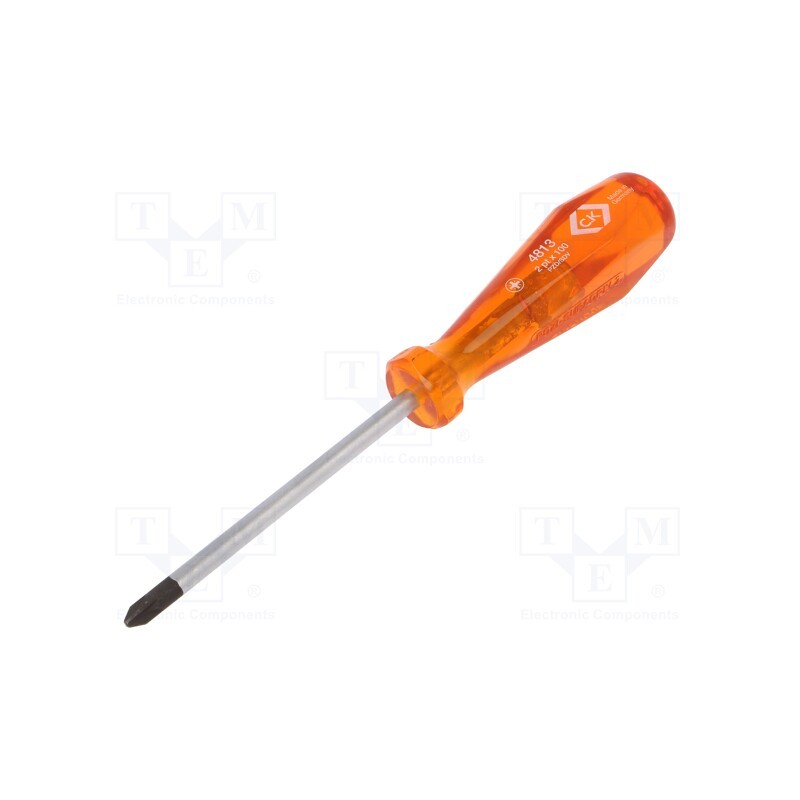 1 pcs x C.K - T4813 2 - Screwdriver, Pozidriv®, PZ2, HD Classic, Blade length: 100mm