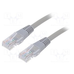 1 pcs x GEMBIRD - PP12-50M - Patch cord, U/UTP, 5e, stranded, CCA, PVC, grey, 50m, 26AWG