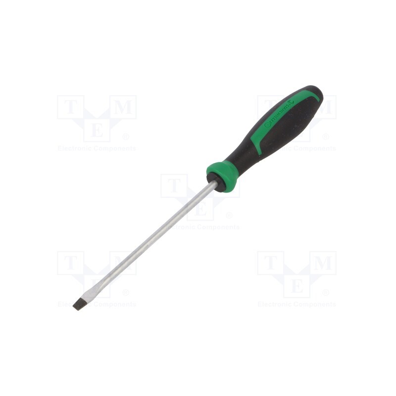 1 pcs x STAHLWILLE - 46203040 - Screwdriver, slot, 4,0x0,8mm, DRALL+, Blade length: 100mm