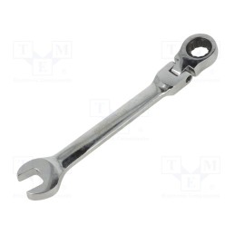 1 pcs x BM GROUP - 16613 - Wrench, combination spanner,with ratchet,with joint, 13mm