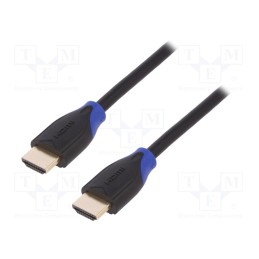 1 pcs x LOGILINK - CH0061 - Cable, HDMI 2.0, HDMI plug,both sides, 1m, black