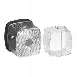 White position lamp with reflector 66x62mm