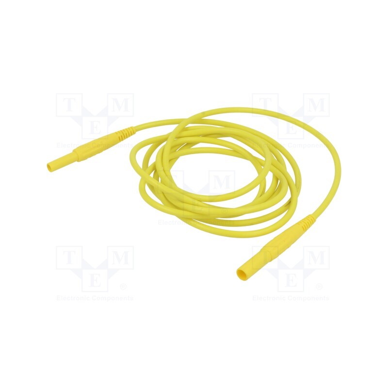 1 pcs x STu00c4UBLI - 66.9011-20024 - Test lead, 19A, banana socket 4mm,banana plug 4mm, insulated