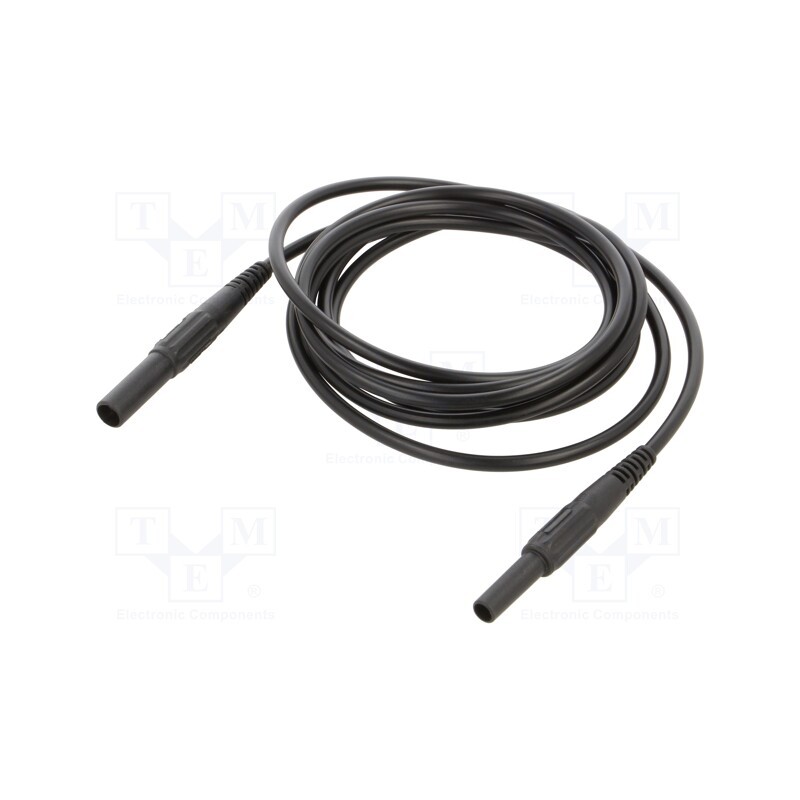 1 pcs x STu00c4UBLI - 66.9011-20021 - Test lead, 19A, banana socket 4mm,banana plug 4mm, insulated