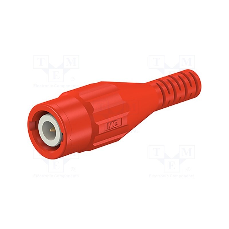 1 pcs x STu00c4UBLI - 67.9760-22 - Connector: BNC, socket, red, Connection: crimped, Type: insulated
