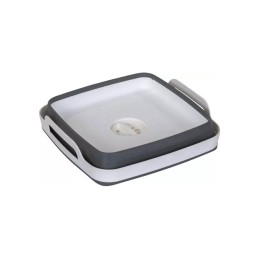 Folding tourist bowl with drain, 10 liters