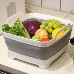 Berger foldable bowl with drain 30 x 30 x 7 cm