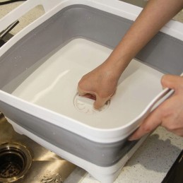 Berger foldable bowl with drain 30 x 30 x 7 cm