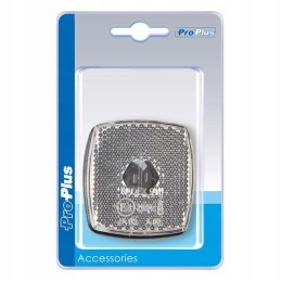 White position lamp with reflector 66x62mm proplus