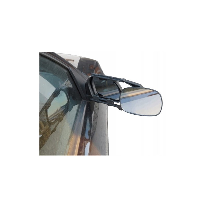 Additional mirror for pulling a trailer