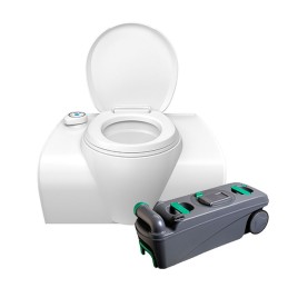 Cassette toilet with built-in connection c503 ll