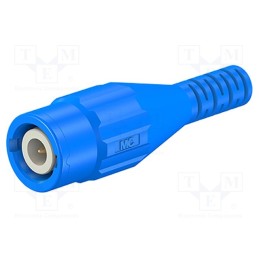 1 pcs x STu00c4UBLI - 67.9760-23 - Connector: BNC, socket, blue, Connection: crimped, Type: insulated