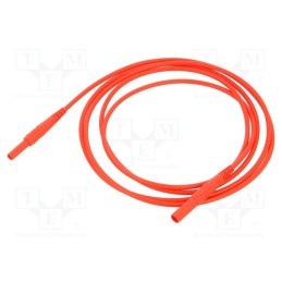 1 pcs x STu00c4UBLI - 66.9011-20022 - Test lead, 19A, banana socket 4mm,banana plug 4mm, insulated