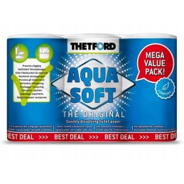 Thetford aqua soft toilet paper 6 rolls, special for camper trailers