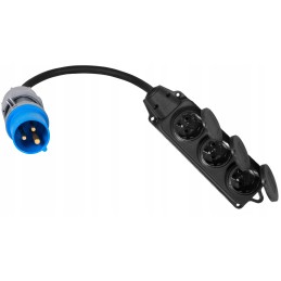 Adapter, CEE plug, 230v socket, IP adapter