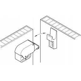 Lock latch furniture cabinet lock latch