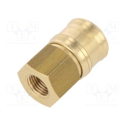 1 pcs x METABO - 901025916 - Quick connection coupling EURO, brass, Int.thread: 1/4'