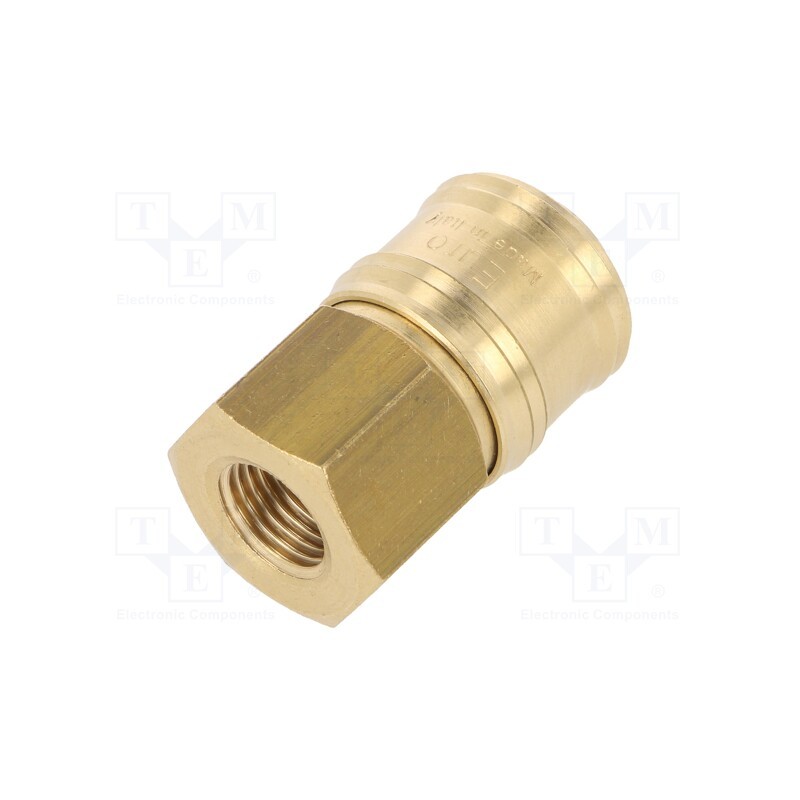 1 pcs x METABO - 901025916 - Quick connection coupling EURO, brass, Int.thread: 1/4'