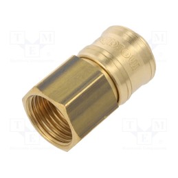 1 pcs x METABO - 901025932 - Quick connection coupling EURO, brass, Int.thread: 1/2'
