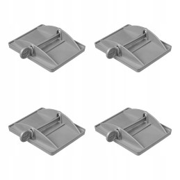 Baseplates for supporting the caravan