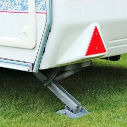Baseplates for supporting the caravan