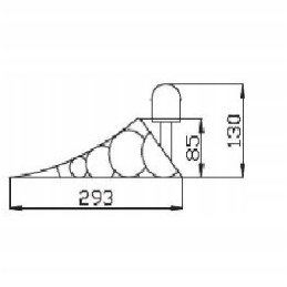Car wheel chock, hanger, steelpress cover