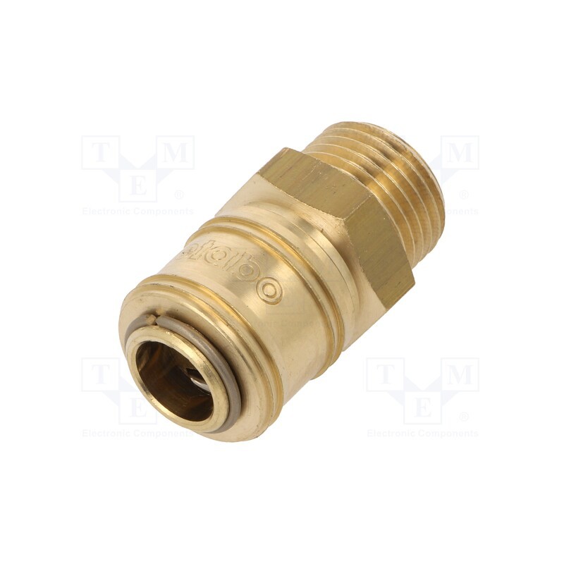 1 pcs x METABO - 901025908 - Quick connection coupling EURO, brass, Ext.thread: 1/2'