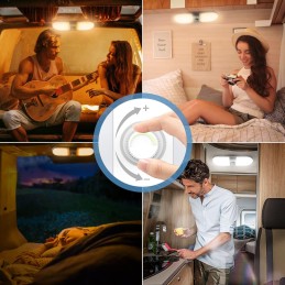 LED interior light for camping car and boat