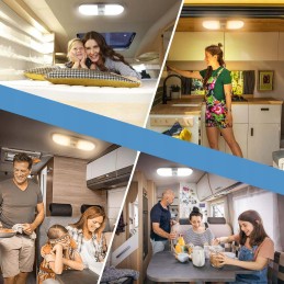 LED interior light for camping car and boat