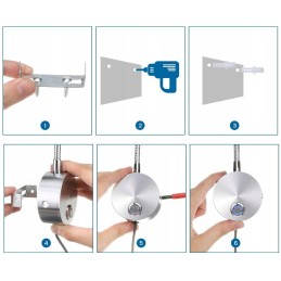 New 12v LED wall lamp with a switch