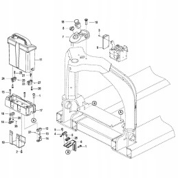 Switch key for electric trolley ept12 ez