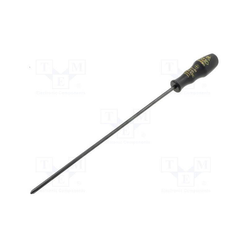 1 pcs x C.K - T4722ESD 23 - Screwdriver, Phillips, PH2, ESD, Blade length: 300mm