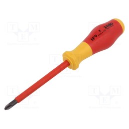 1 pcs x FELO - 914 203 90 - Screwdriver, insulated, Phillips, PH2