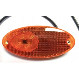 Side marker lamp Hella LED 12v, orange, oval