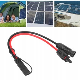 Solar panel cables with sae adapter connectors