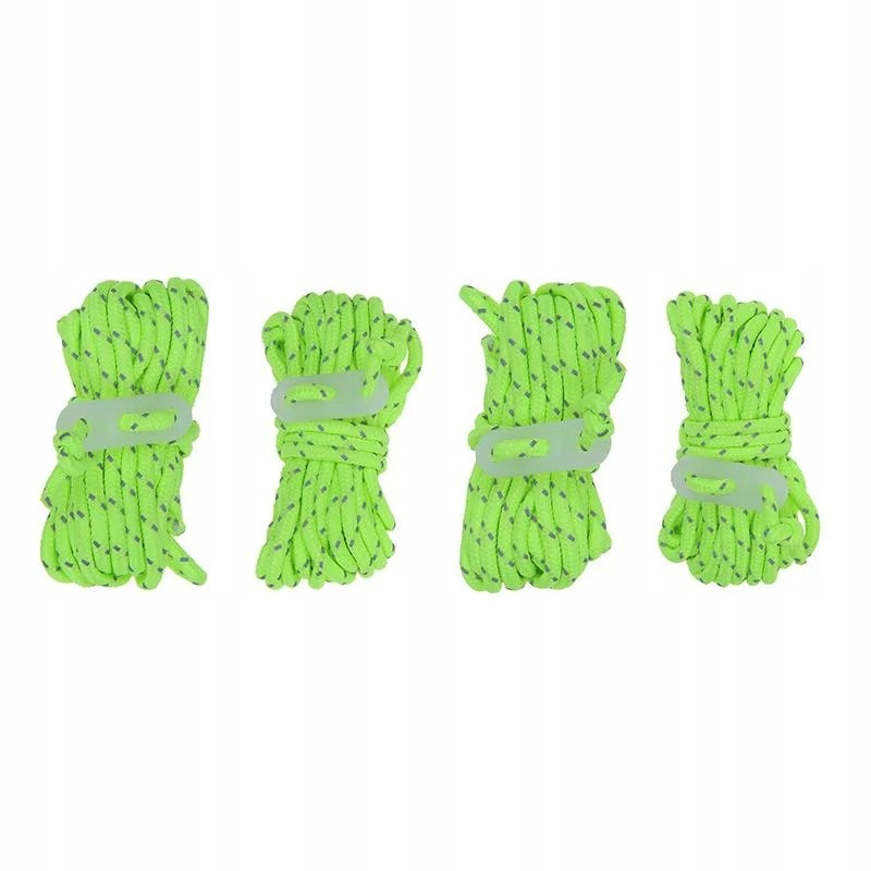 Set of fluorescent guy lines 4x4m 4mm