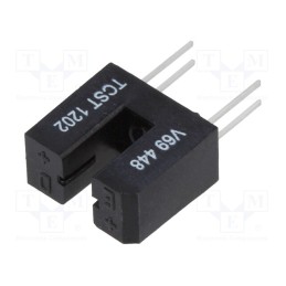 1 pcs x VISHAY - TCST1202 - Sensor: optocoupler, Slot width: 3.1mm, Aperture width: 0.5mm, 70V