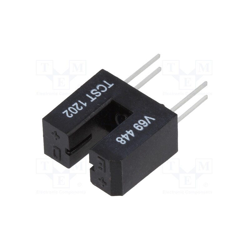 1 pcs x VISHAY - TCST1202 - Sensor: optocoupler, Slot width: 3.1mm, Aperture width: 0.5mm, 70V
