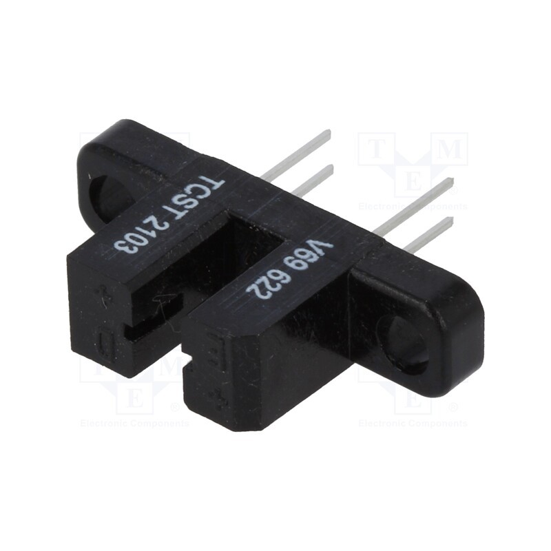 1 pcs x VISHAY - TCST2103 - Sensor: optocoupler, Slot width: 3.1mm, Aperture width: 1mm, 70V