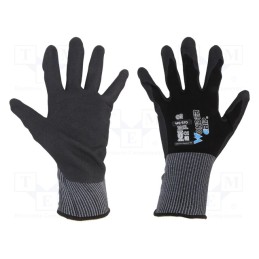 1 set x WONDER GRIP - 52992 - Protective gloves, Size: 10,XL, black, nitryl,polyamide, Oil