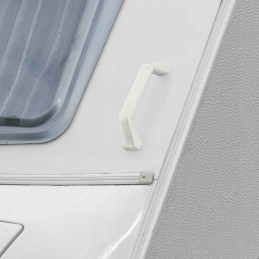 Maneuvering handle for a boat trailer, a camper, 2 pieces