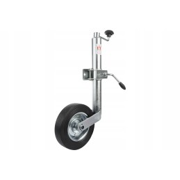 Support wheel for trailer, unitrailer maneuvering wheel 150kg, clamp