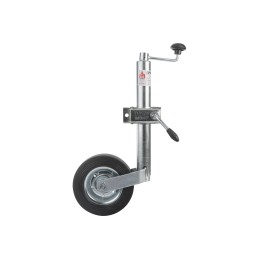 Support wheel for trailer, unitrailer maneuvering wheel 150kg, clamp
