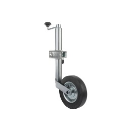 Support wheel for trailer, unitrailer maneuvering wheel 150kg, clamp