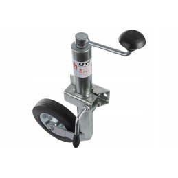 Support wheel for trailer, unitrailer maneuvering wheel 150kg, clamp