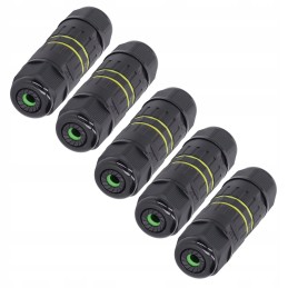 5pcs waterproof IP68 3 pin straight connector